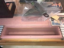 Vintage 1930's Sheaffer's Lighted Fountain Pen Display Cabinet With Keys