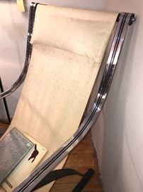 Art Deco Machine Age McKay Craft Sling Chair And Ottoman