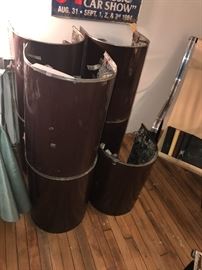 Vintage Vitrolite Architectural Column Pieces