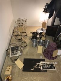 Dorothy Thorpe Type Silver Rimmed Glasses