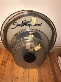 Various Slingerland Drum Skins