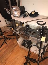 Assorted Stands And Cables