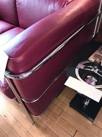 Le Corbusier LC3 Chrome And Leather Loveseat ~ No MARKINGS ~ Listed As Original In The Book
