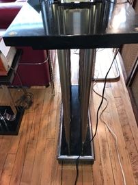 Art Deco Chrome Eight Legged Display Tables ~ Two Available