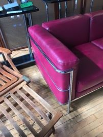 Le Corbusier LC3 Chrome And Leather Loveseat ~ No MARKINGS ~ Listed As Original In The Book