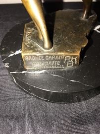 Bronze Ball Balancer Bronze Statue By E. Hamberger Werkstatte