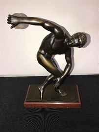 Bronze Discus Thrower By Rudolph Mcuse Aktien-Gesellschaft Glandenbeck