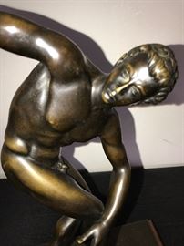 Bronze Discus Thrower By Rudolph Mcuse Aktien-Gesellschaft Glandenbeck