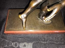 Bronze Discus Thrower By Rudolph Mcuse Aktien-Gesellschaft Glandenbeck