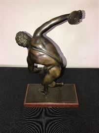 Bronze Discus Thrower By Rudolph Mcuse Aktien-Gesellschaft Glandenbeck