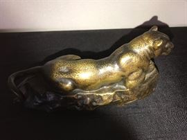ARt Deco BARYE Bronze Lioness Sculpture