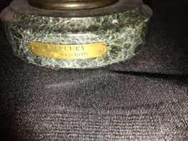 Old Benedeto Boschetti Bronze Mercury On The Wind And Marble Base ~ 20" Tall