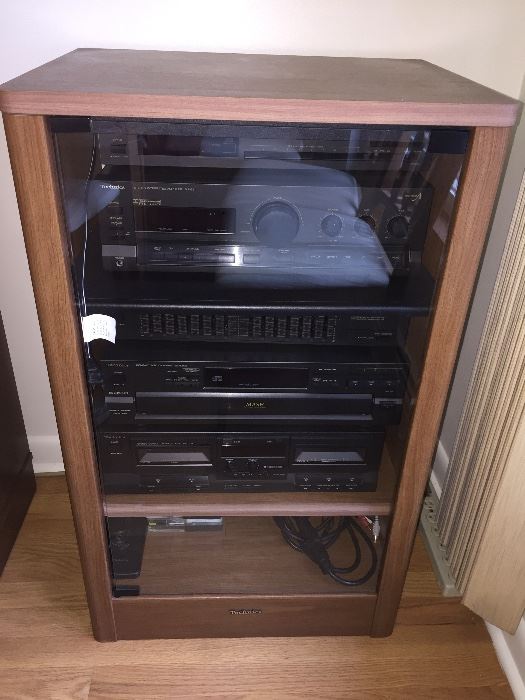 Electronics and storage cabinet (Technics components)