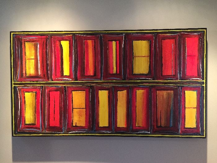 Custom Original Signed Art Titled "Windows".