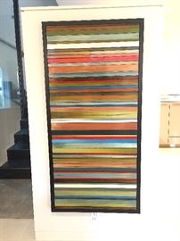 Custom Wood Slat Art.