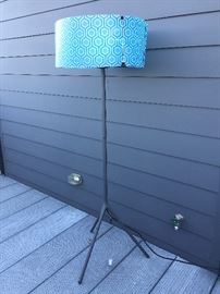 Kartell Bubble outdoor Club Deck Chairs, Satellite outdoor round Cocktail Table and Outdoor "floor lamp" .