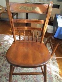                     SET OF 4 HITCHCOCK DINING CHAIRS