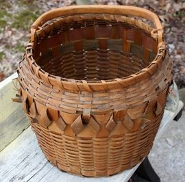 antique swing handle basket