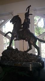 Remington Figurine SIgned Base