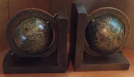 Globe Bookends 