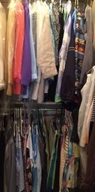 Clothing, clothing and more clothing...this is just a hint of what's available. 