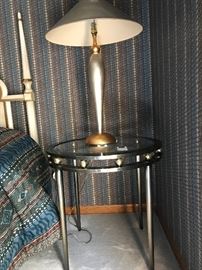 Table with lamp
