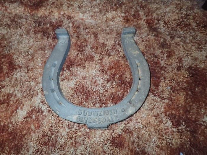 BUDWEISER CLYDESDALE HORSE SHOE 