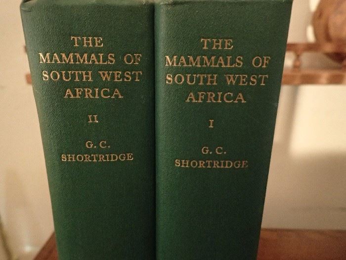 THE MAMMALS OF SOUTH WEST AFRICA VOLUME 1 & 2