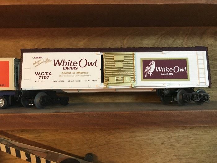 White Owl Train Car