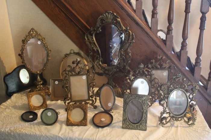 Assorted Gilt, Walnut,Brass,Wooden,Victorian frames. Various prices