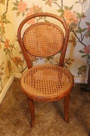 Child's Chair, Bentwood cane back and seat $150.00