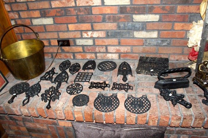 Iron trivet collection $100.00