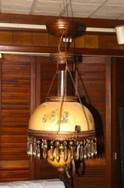 Brass and prism ceiling lamp $295.00