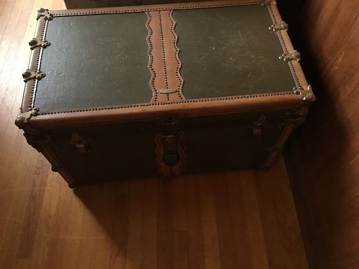 Steamer Trunk made in DC by James S Topham