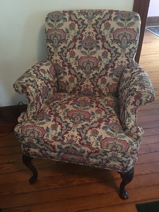 One of a pair arm chairs