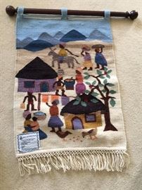Lesthoto wool tapestry