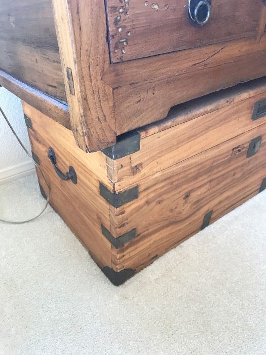 Gorgeous Hickory (I think Campaign Chest) Antique $500