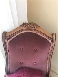 Detail of rocking chair