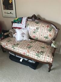 Victorian Sofa - with sweet Rose Chintz fabric