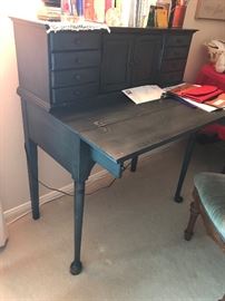 Antique Cubby Writing desk 