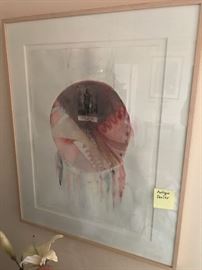 Barbara Weldon Sitting Bull - mixed media