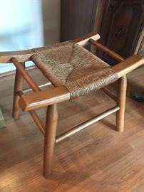 New England Reed woven stool