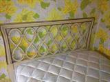 Blonde twin headboard