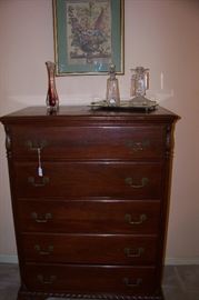Mahogany chest