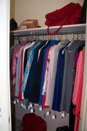 Lots of nice women's clothing