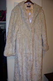 Faux fur coat