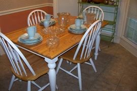 Table and chairs - priced as a set - 