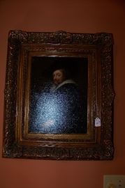 Painting (sorry about photograph) by Ferdinand Bol (1616-1680).  This is an older reproduction of the original, purchased from a museum years ago by the owner.