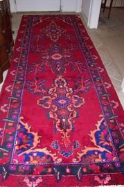 Another nice oriental rug - thick nap - measures 10'8" long by 46" wide