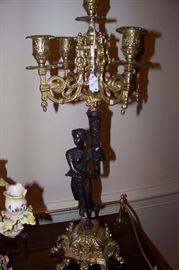 Wonderful pair of brass candlesticks